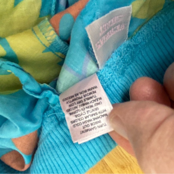 Victoria's Secret Blue with Floral Pajama Shorts Medium - Picture 4 of 13